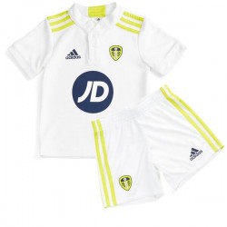 Camisola Leeds United Criança Equipamento Primeiro 2021-2022 Manga Curta